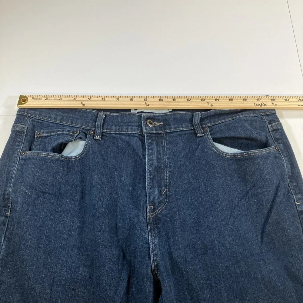 Levi's‎ 515 Bootcut Jeans Womens 16M Mid Rise Dark Wash Stretch 33x32